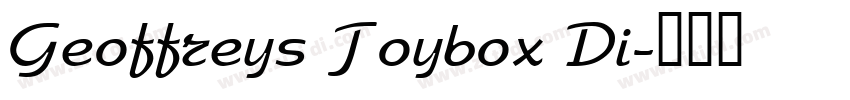 Geoffreys Toybox Di字体转换